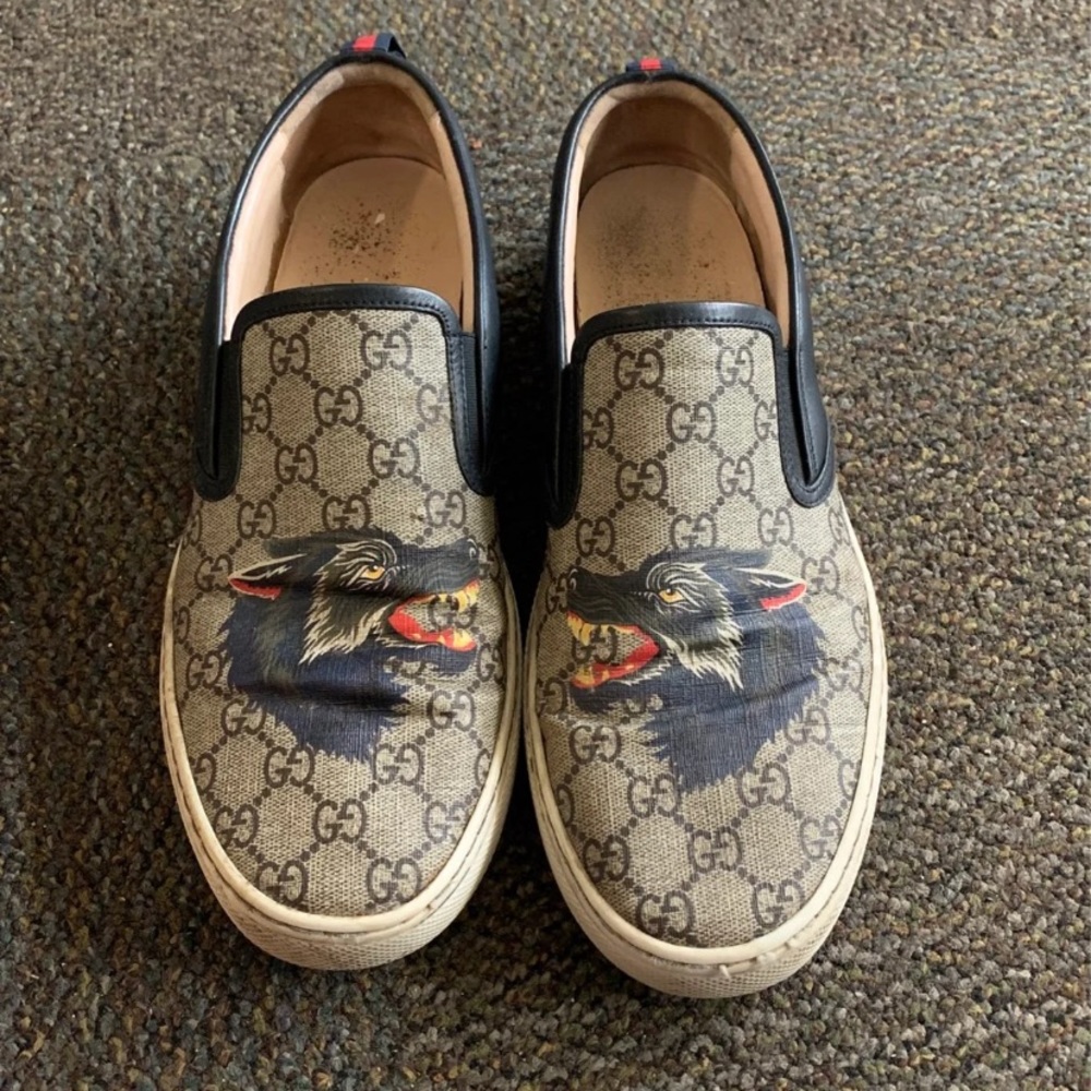 COPY - Gucci Wolf Slip Ons